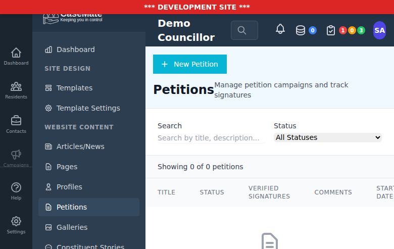 Petition Management